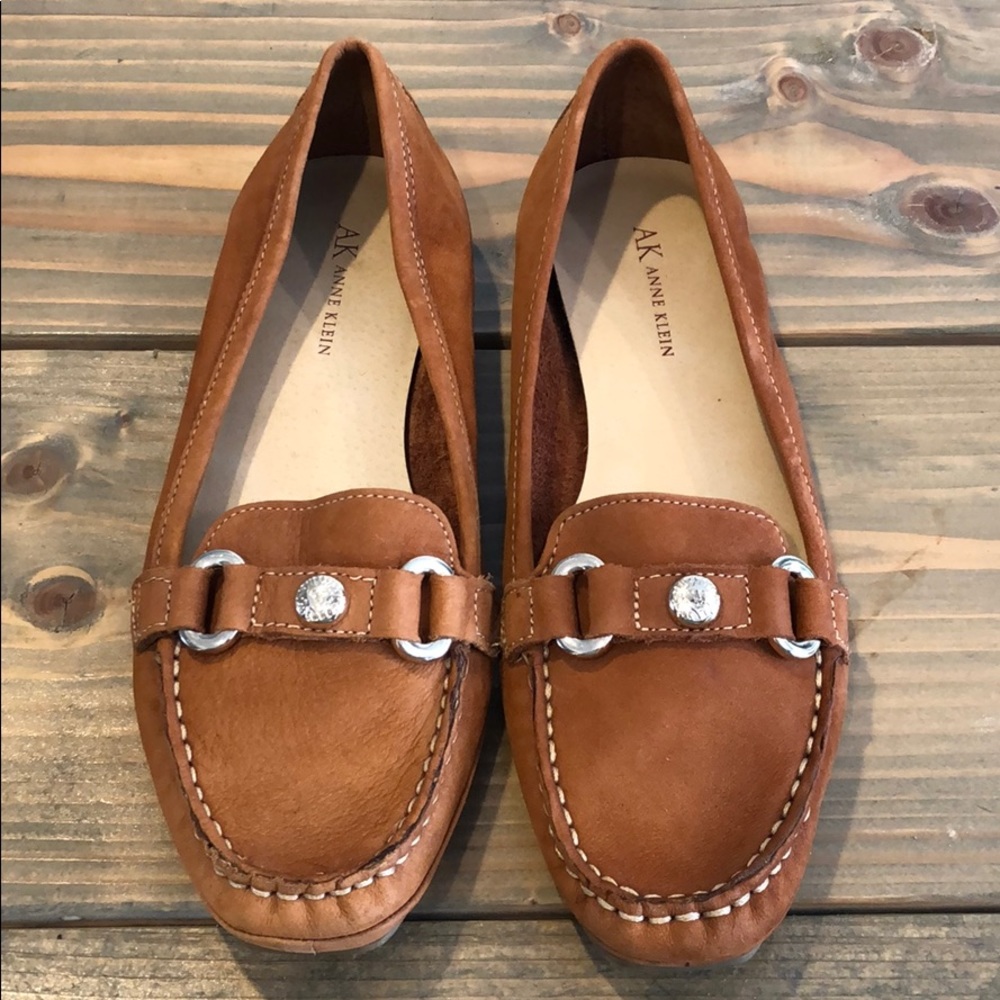 Anne Klein Leather Flats